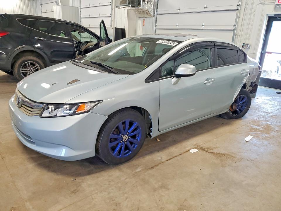 2012 Honda Civic მანქანა იყიდება აუქციონზე, vin: 19XFB2F80CE052222, აუქციონის ნომერი: 55350046