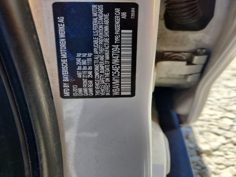 Aukcja sprzedaży 2014 Bmw X1, vin: WBAVM1C54EVW47094, numer aukcji: 54807656