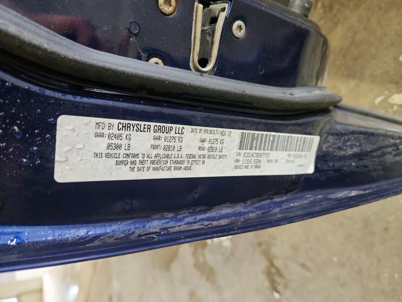 Продаж на аукціоні авто 2013 Chrysler 300c, vin: 2C3CCAET9DH577757, номер лоту: 54511126