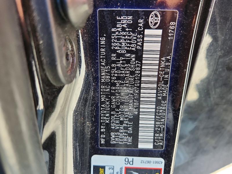 Продажа на аукционе авто 2016 Toyota Camry, vin: 4T1BF1FK7GU128837, номер лота: 53590746