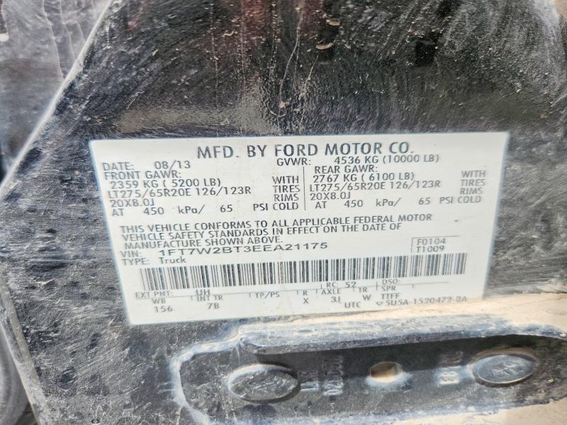 Продажа на аукционе авто 2014 Ford F250, vin: 1FT7W2BT3EEA21175, номер лота: 54289336