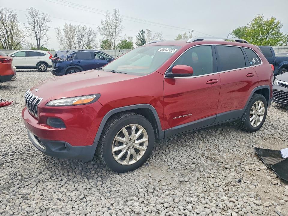 53013906 :رقم المزاد ، 1C4PJMDS1FW738412 vin ، 2015 Jeep Cherokee مزاد بيع