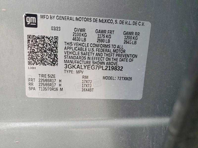 2023 Gmc Terrain მანქანა იყიდება აუქციონზე, vin: 3GKALYEG7PL219832, აუქციონის ნომერი: 52416406