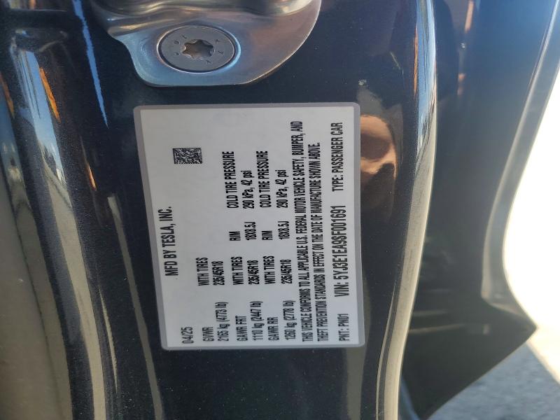 Продаж на аукціоні авто 2025 Tesla Model 3, vin: 5YJ3E1EA9SF001691, номер лоту: 54173646