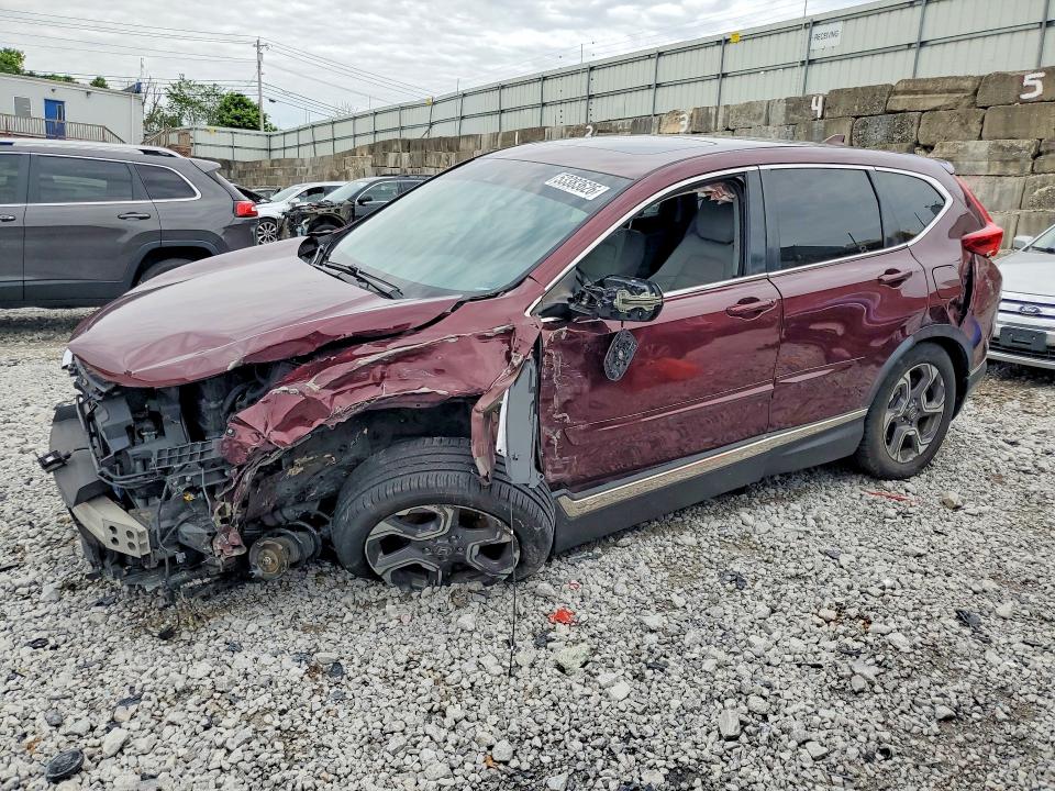 2018 Honda Cr-v მანქანა იყიდება აუქციონზე, vin: 7FARW2H82JE010208, აუქციონის ნომერი: 53383626