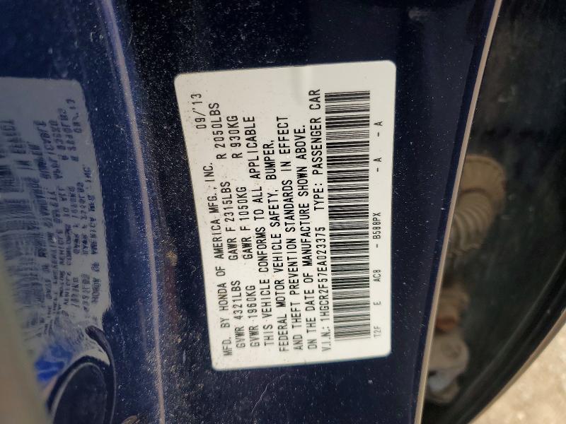Aukcja sprzedaży 2014 Honda Accord, vin: 1HGCR2F57EA023375, numer aukcji: 53956646