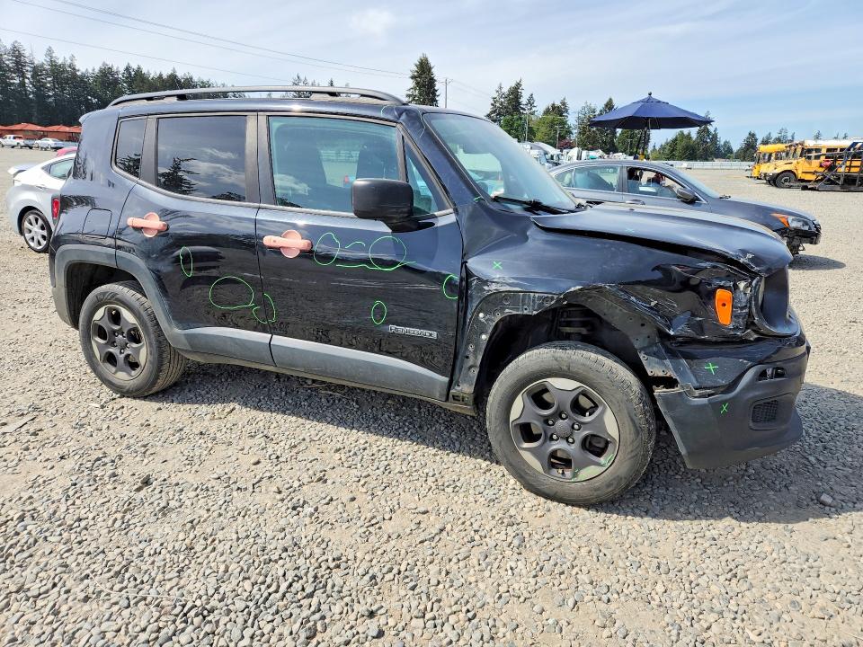 Продажа на аукционе авто 2017 Jeep Renegade, vin: ZACCJBAB5HPG05885, номер лота: 52821306