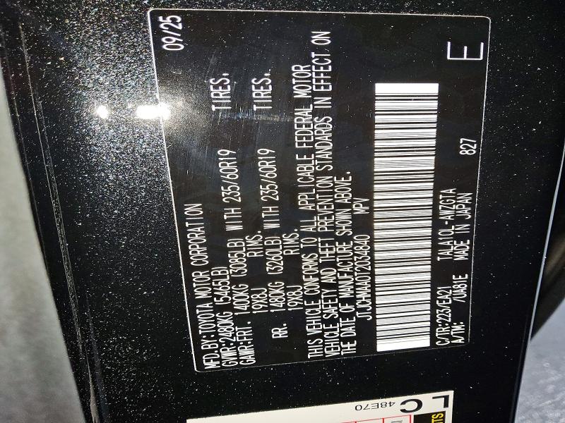 53187486 :رقم المزاد ، JTJCHMAA0T2034840 vin ، 2026 Lexus Rx 350 مزاد بيع
