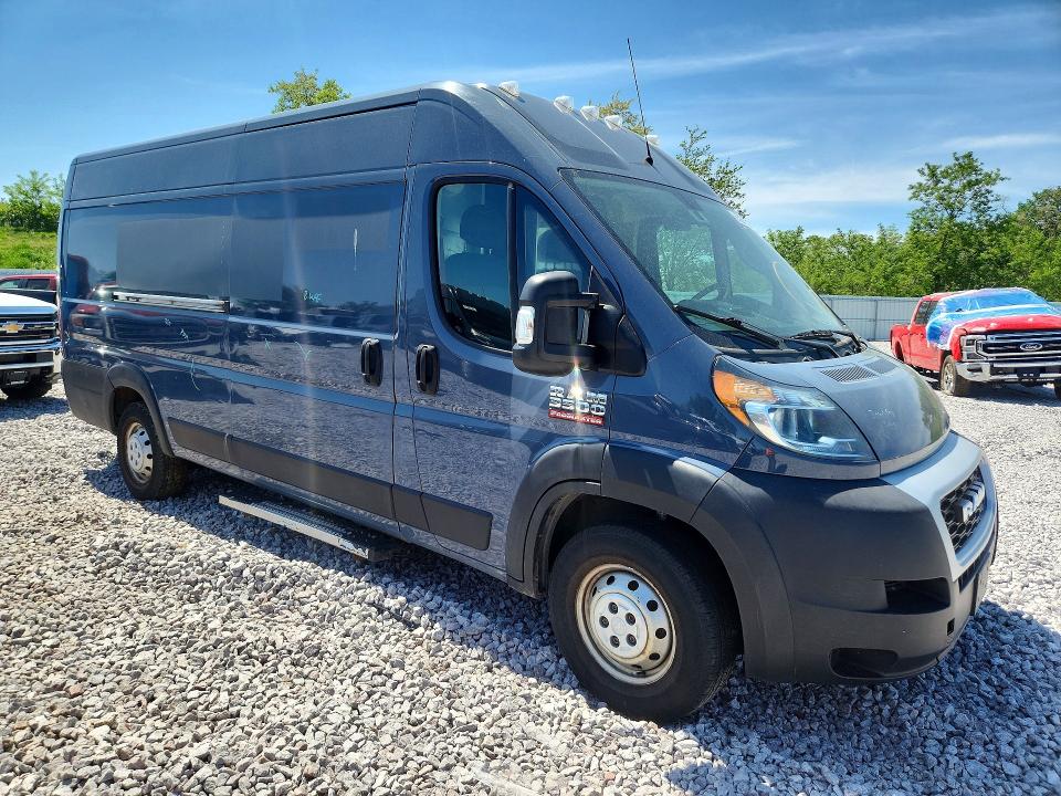 55204126 :رقم المزاد ، 3C6FRVJG6ME503528 vin ، 2021 Ram Promaster 3500 مزاد بيع