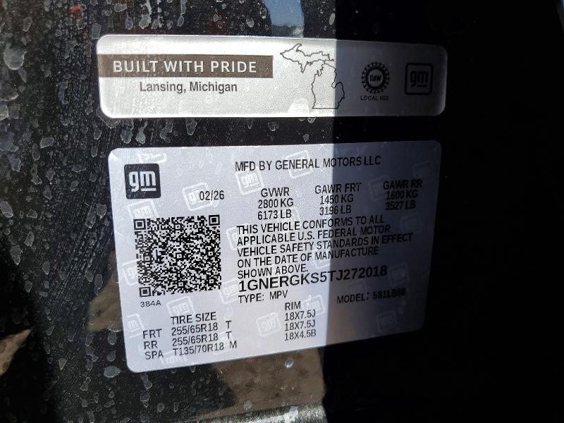 Продаж на аукціоні авто 2026 Chevrolet Traverse, vin: 1GNERGKS5TJ272018, номер лоту: 55212116
