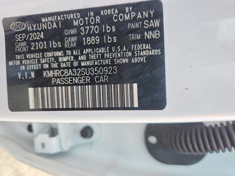 52566456 :رقم المزاد ، KMHRC8A32SU350923 vin ، 2025 Hyundai Venue مزاد بيع