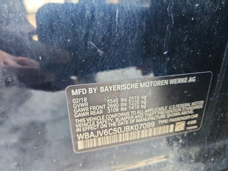 Продажа на аукционе авто 2018 Bmw 640, vin: WBAJV6C50JBK07099, номер лота: 53179266