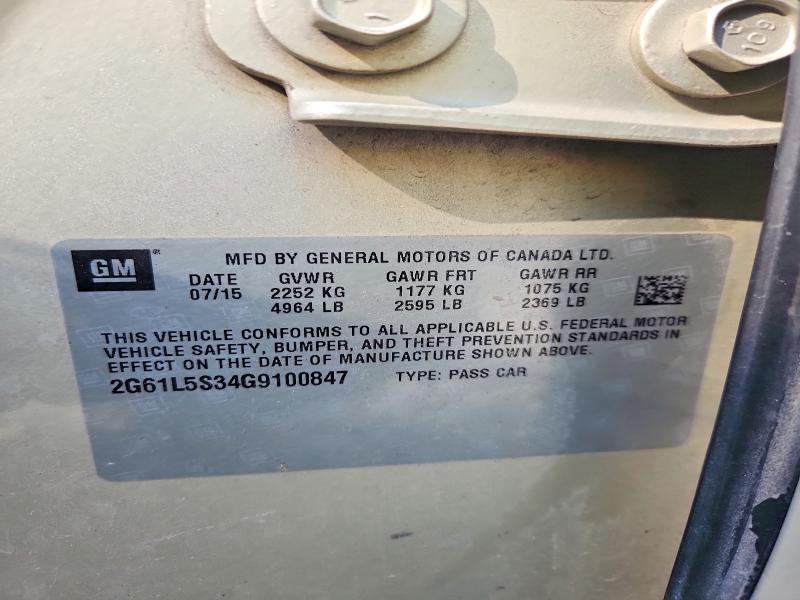 Продажа на аукционе авто 2016 Cadillac Xts, vin: 2G61L5S34G9100847, номер лота: 52849846
