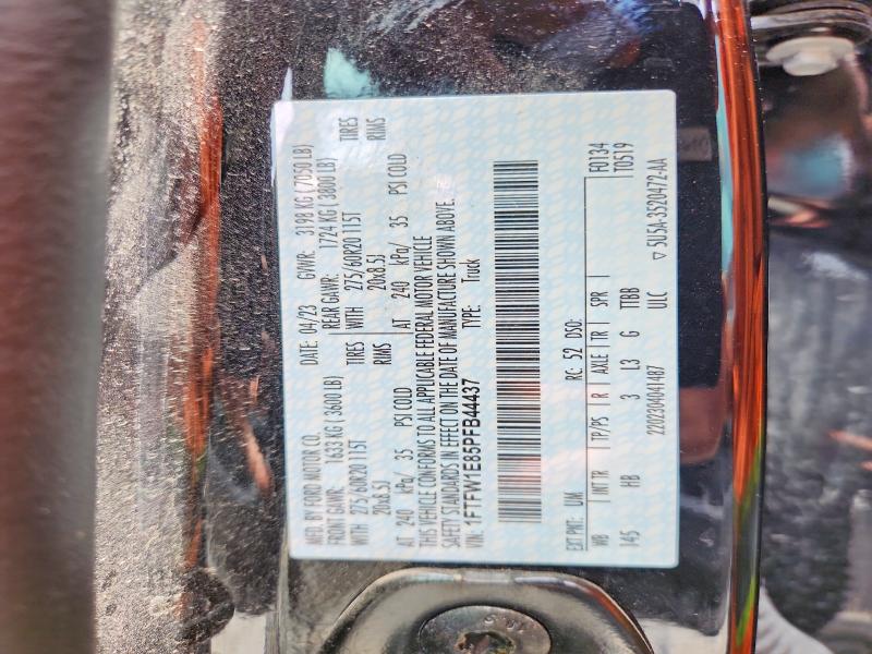 Aukcja sprzedaży 2023 Ford F150, vin: 1FTFW1E85PFB44437, numer aukcji: 54657996