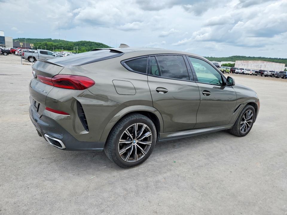 2021 Bmw X6 მანქანა იყიდება აუქციონზე, vin: 5UXCY4C07M9D83172, აუქციონის ნომერი: 55221826
