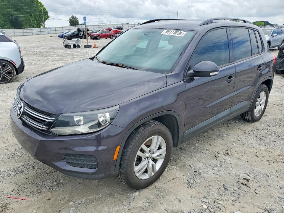 2016 Volkswagen Tiguan მანქანა იყიდება აუქციონზე, vin: WVGAV7AXXGW595386, აუქციონის ნომერი: 55118006