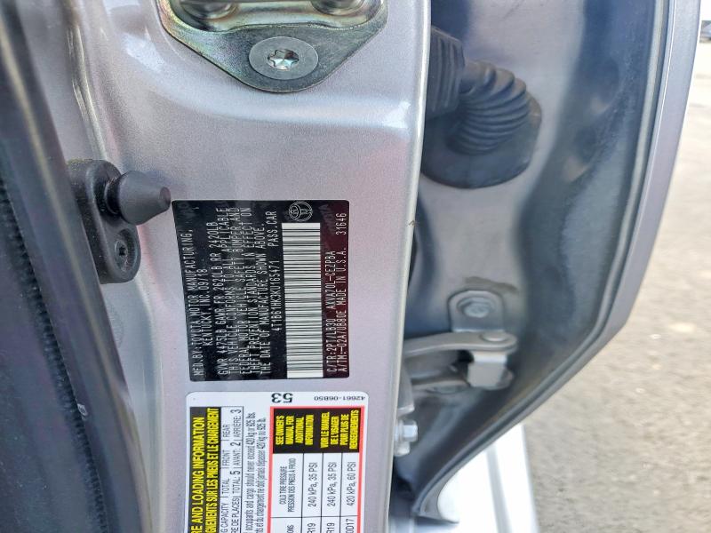 2019 Toyota Camry მანქანა იყიდება აუქციონზე, vin: 4T1B61HK3KU165471, აუქციონის ნომერი: 55458846