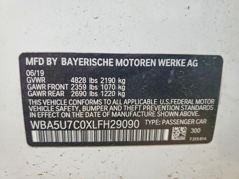 Продажа на аукционе авто 2020 Bmw M340i, vin: WBA5U7C0XLFH29090, номер лота: 52733656