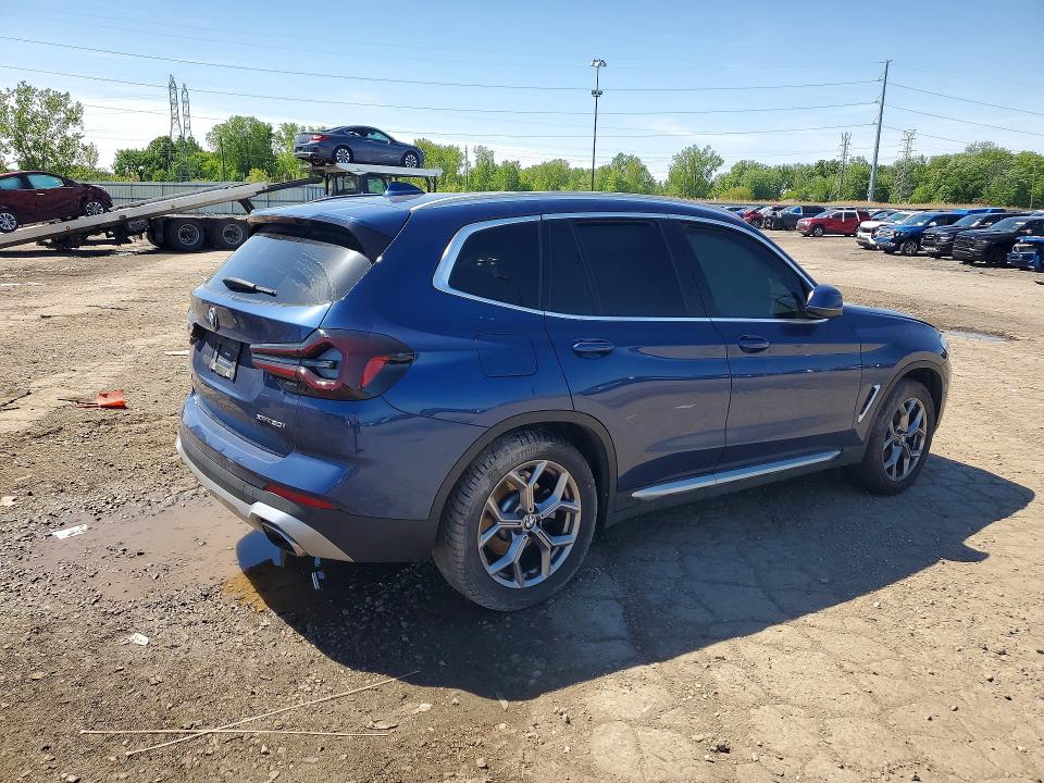 54259866 :رقم المزاد ، 5UX53DP00N9N40198 vin ، 2022 Bmw X3 مزاد بيع