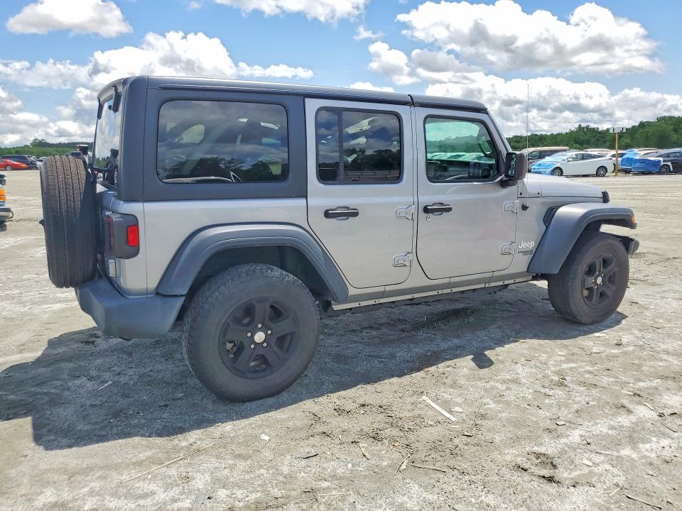 52748086 :رقم المزاد ، 1C4HJXDN4LW126829 vin ، 2020 Jeep Wrangler Unlimited مزاد بيع