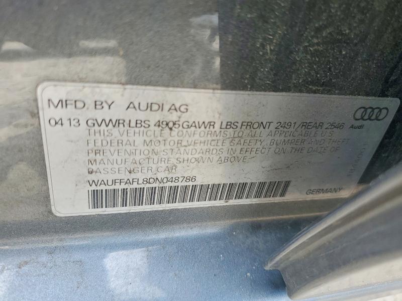 Aukcja sprzedaży 2013 Audi A4, vin: WAUFFAFL8DN048786, numer aukcji: 54830216