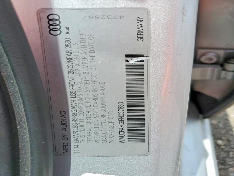 Продаж на аукціоні авто 2015 Audi A6, vin: WAUCFAFC6FN037680, номер лоту: 54782266