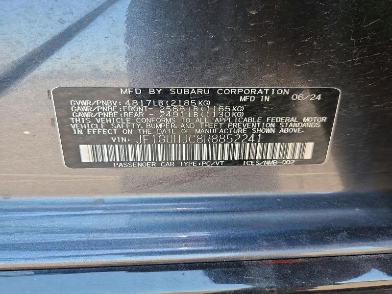 Продажа на аукционе авто 2024 Subaru Impreza, vin: JF1GUHJC8R8852241, номер лота: 54191876
