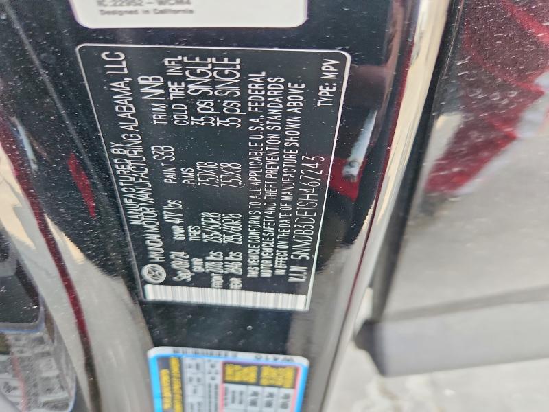 2025 Hyundai Tucson მანქანა იყიდება აუქციონზე, vin: 5NMJB3DE1SH467243, აუქციონის ნომერი: 54675366