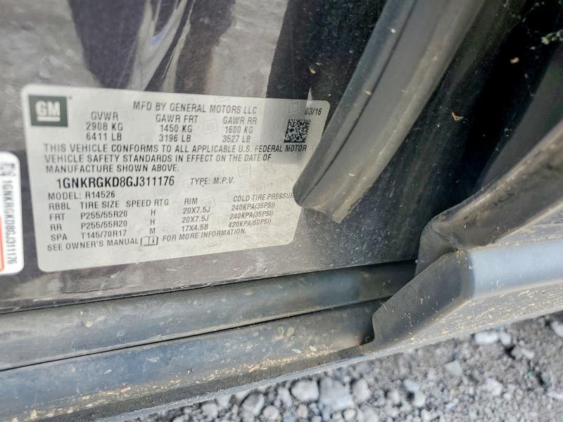 Продаж на аукціоні авто 2016 Chevrolet Traverse, vin: 1GNKRGKD8GJ311176, номер лоту: 55367116