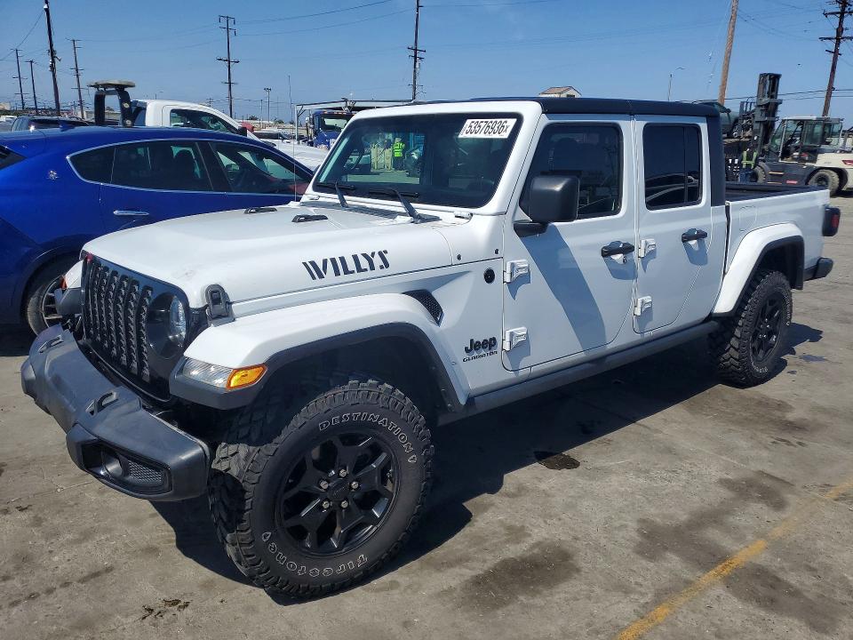 Продажа на аукционе авто 2021 Jeep Gladiator, vin: 1C6HJTAG0ML564515, номер лота: 53576936