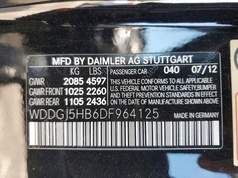 2013 Mercedes-benz C მანქანა იყიდება აუქციონზე, vin: WDDGJ5HB6DF964125, აუქციონის ნომერი: 53528956