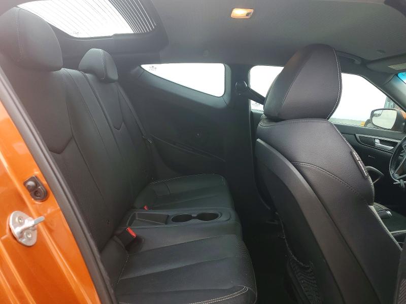 2014 Hyundai Veloster 3dr მანქანა იყიდება აუქციონზე, vin: KMHTC6AE6EU192618, აუქციონის ნომერი: 53010716