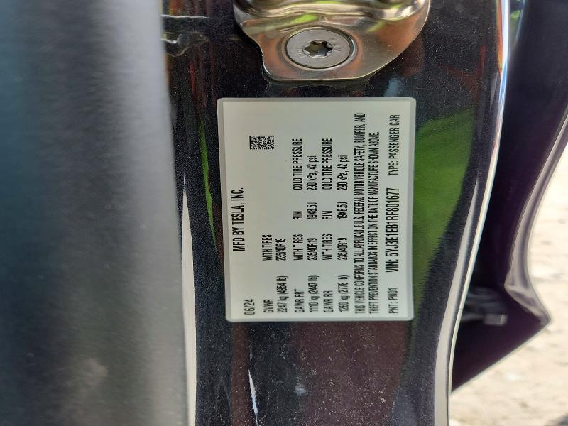 Aukcja sprzedaży 2024 Tesla Model 3, vin: 5YJ3E1EB1RF801677, numer aukcji: 54402046