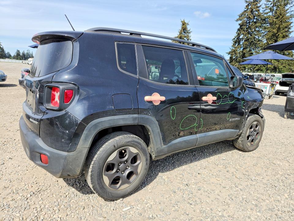 Продажа на аукционе авто 2017 Jeep Renegade, vin: ZACCJBAB5HPG05885, номер лота: 52821306