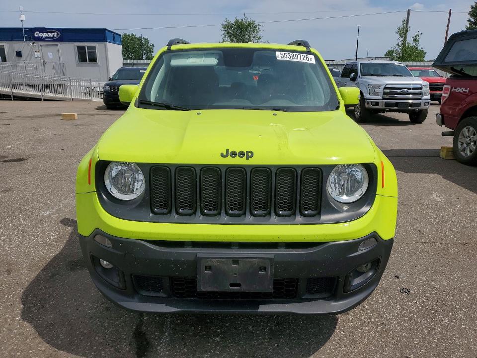 2018 Jeep Renegade მანქანა იყიდება აუქციონზე, vin: ZACCJBBB7JPH56263, აუქციონის ნომერი: 55389726