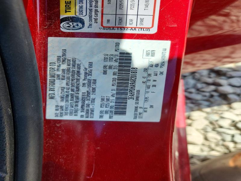 Продаж на аукціоні авто 2010 Ford Fusion, vin: 3FAHP0HA9AR201818, номер лоту: 53222996