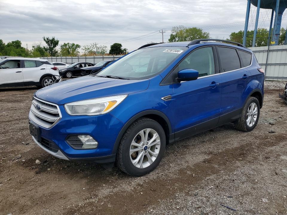 2018 Ford Escape მანქანა იყიდება აუქციონზე, vin: 1FMCU0GD3JUB41287, აუქციონის ნომერი: 52361506