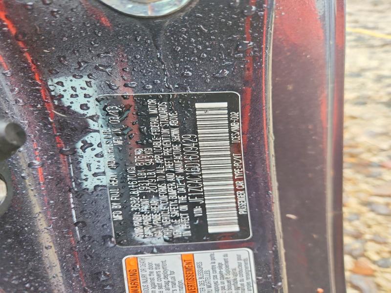 55099906 :رقم المزاد ، JF1ZCAC16D1609429 vin ، 2013 Subaru Brz مزاد بيع