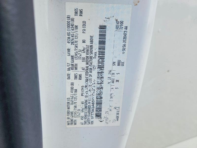 2017 Ford F250 მანქანა იყიდება აუქციონზე, vin: 1FT7W2A65HED98753, აუქციონის ნომერი: 54785636