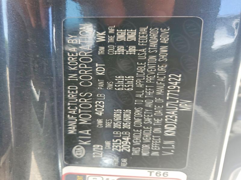 Aukcja sprzedaży 2020 Kia Soul, vin: KNDJ23AU7L7719422, numer aukcji: 53651166