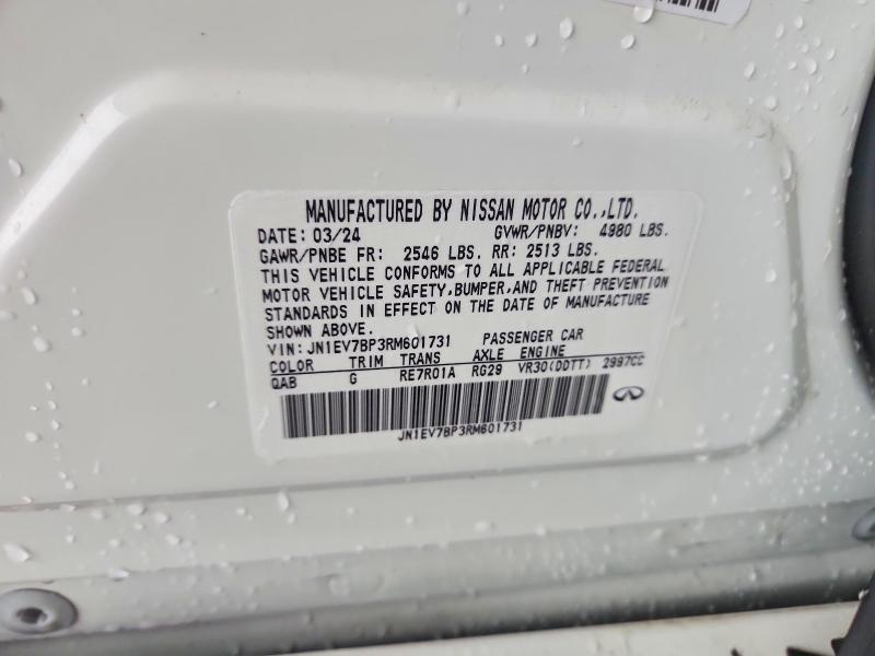 Auction sale of the 2024 Infiniti Q50, vin: JN1EV7BP3RM601731, lot number: 51763156