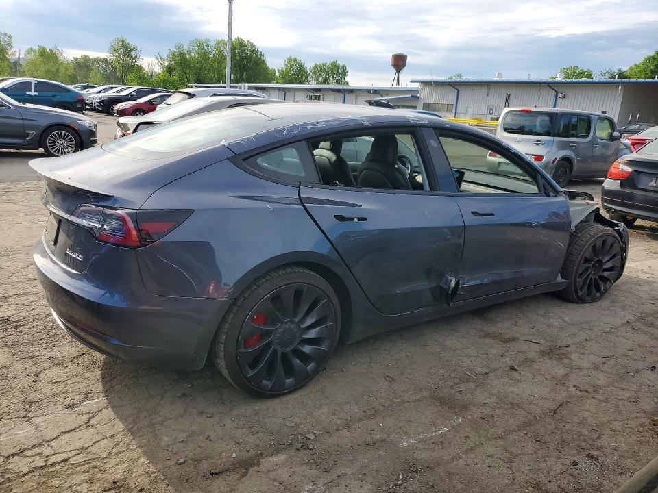 Продажа на аукционе авто 2022 Tesla Model 3, vin: 5YJ3E1EC8NF198388, номер лота: 55181686