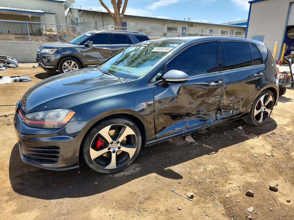 54494746 :رقم المزاد ، 3VW5T7AU5GM033605 vin ، 2016 Volkswagen Gti مزاد بيع