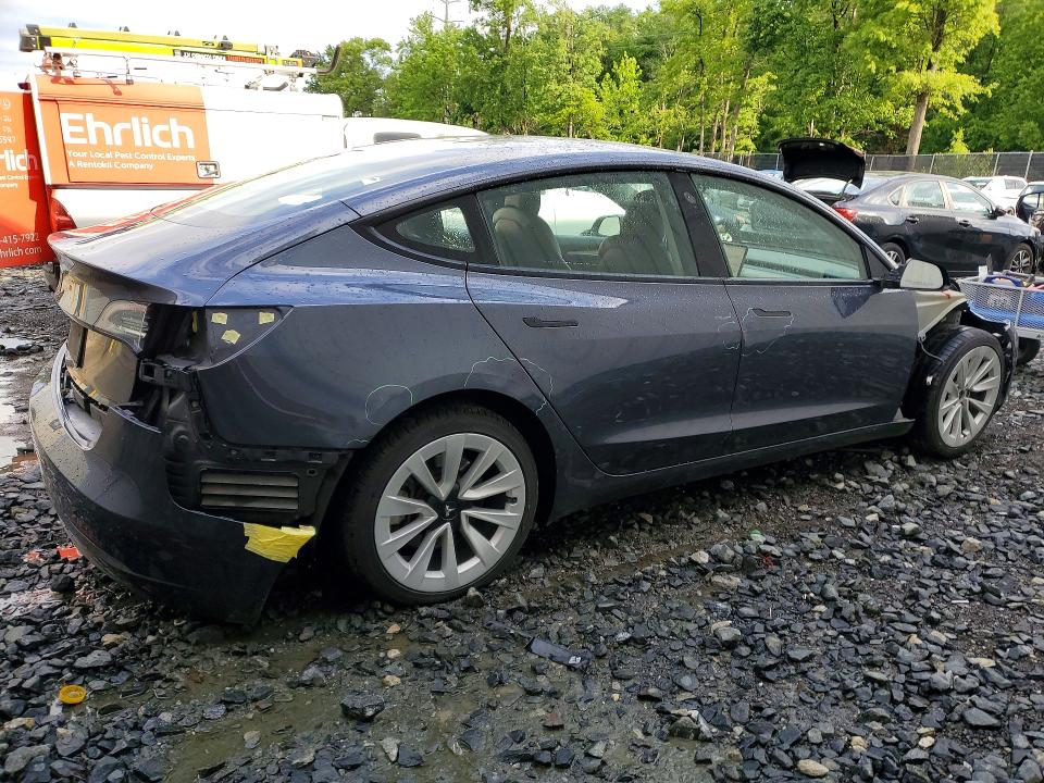 2022 Tesla Model 3 მანქანა იყიდება აუქციონზე, vin: 5YJ3E1EA6NF370318, აუქციონის ნომერი: 51918626