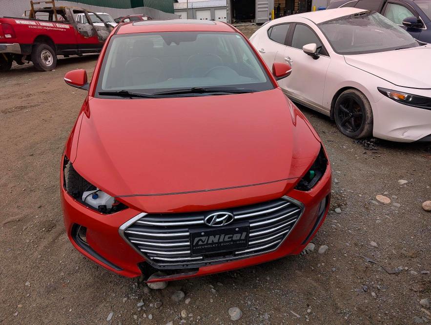 52914626 :رقم المزاد ، KMHD84LFXJU658402 vin ، 2018 Hyundai Elantra مزاد بيع