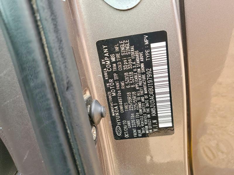 Продажа на аукционе авто 2011 Hyundai Tucson, vin: KM8JU3AC4BU197992, номер лота: 50242046