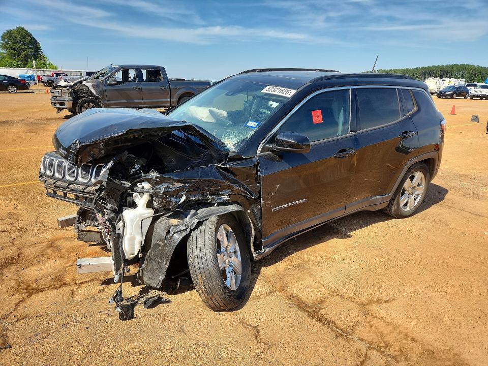 Auction sale of the 2022 Jeep Compass, vin: 3C4NJCBB9NT137158, lot number: 52321626
