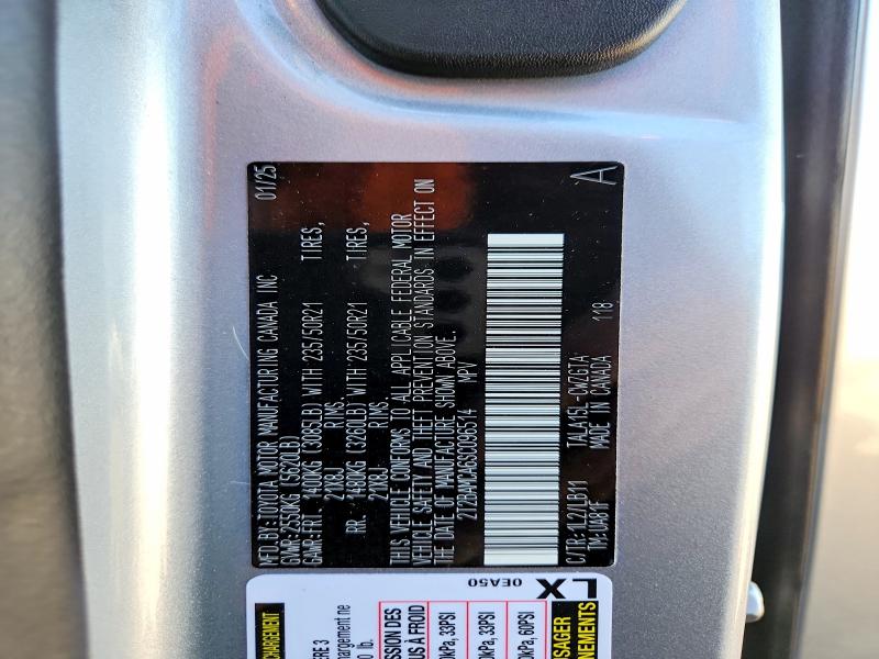 2025 Lexus Rx 350 მანქანა იყიდება აუქციონზე, vin: 2T2BAMCA6SC096514, აუქციონის ნომერი: 54801916