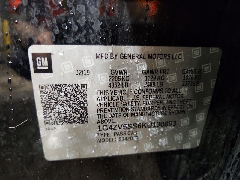 Aukcja sprzedaży 2019 Buick Lacrosse, vin: 1G4ZV5SS6KU130893, numer aukcji: 53622606
