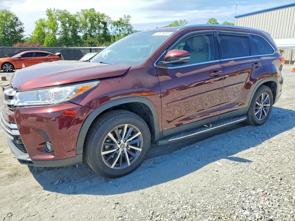 52425886 :رقم المزاد ، 5TDKZRFH0KS335288 vin ، 2019 Toyota Highlander مزاد بيع